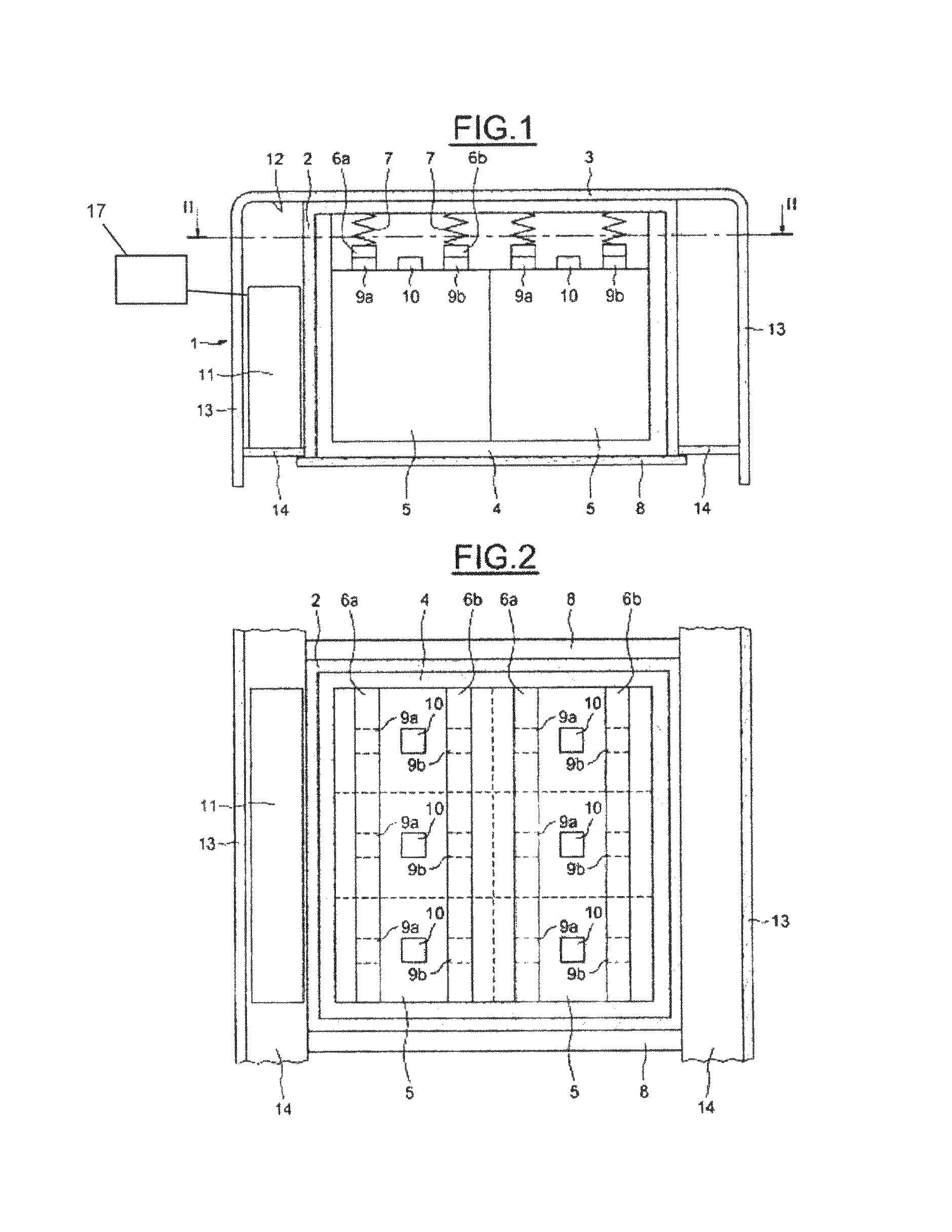 System for connecting batteries for an electric vehicle and associated set of batteries