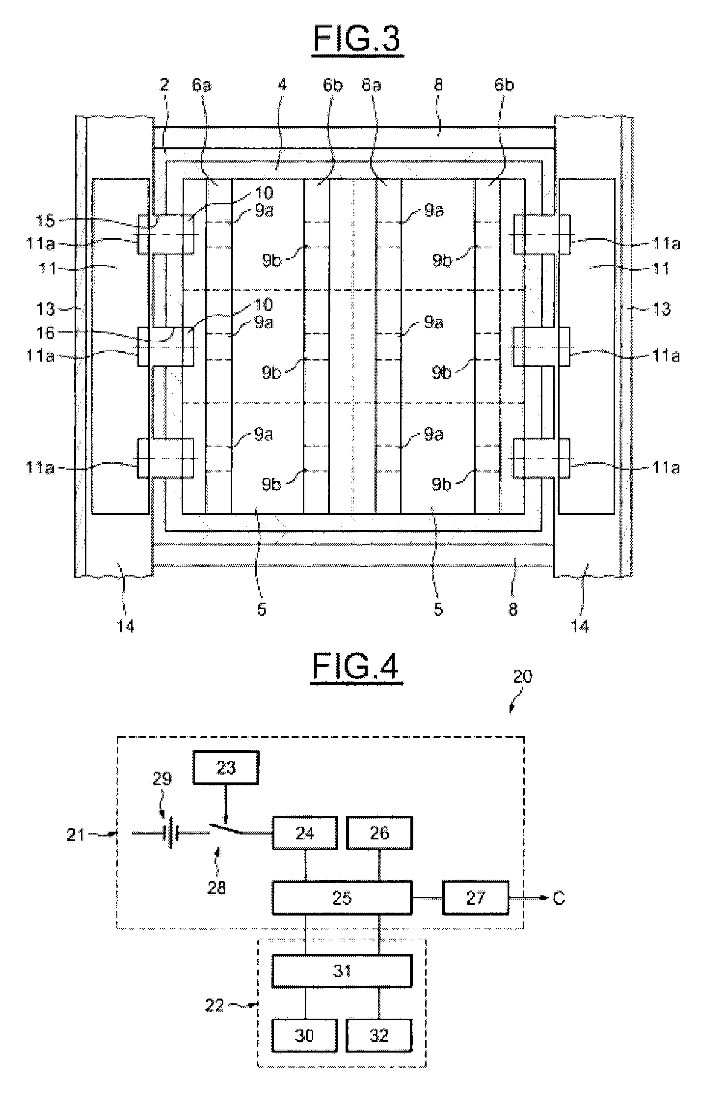 System for connecting batteries for an electric vehicle and associated set of batteries