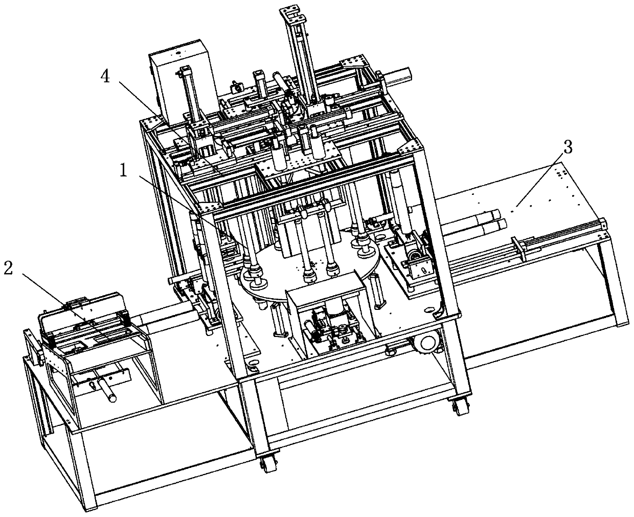 Circular grinding device for removing burrs of parting face of casting