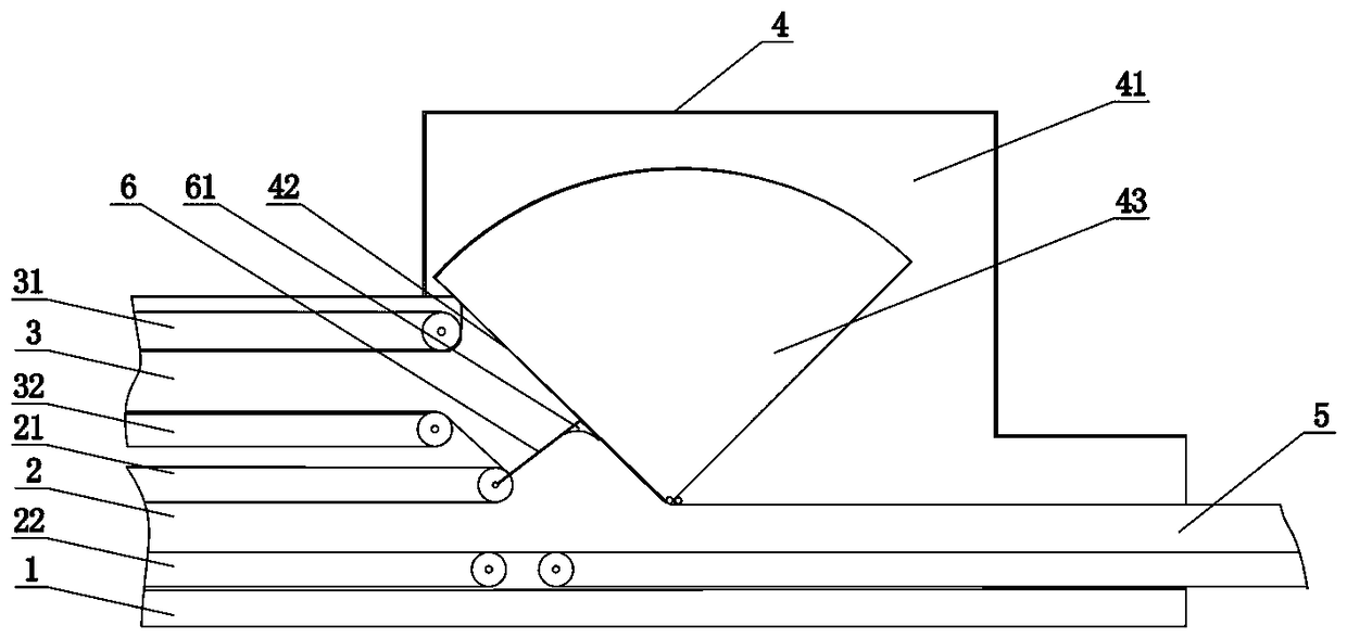 Bar material conveying device