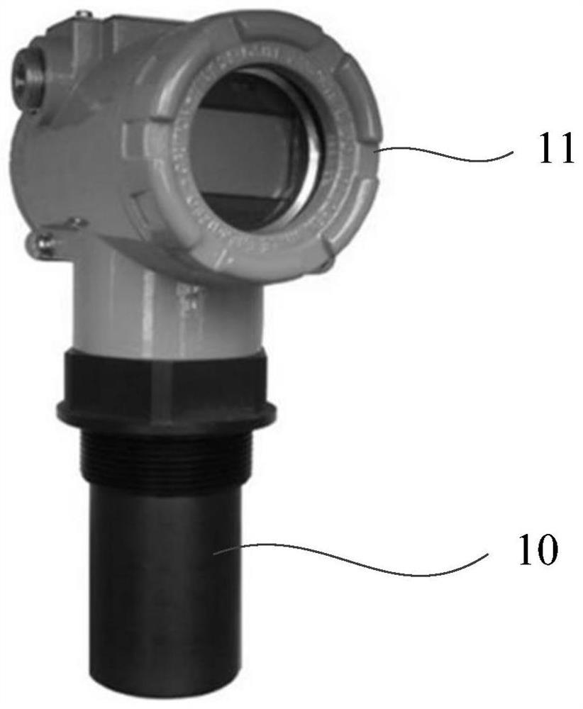 Ultrasonic level meter and ultrasonic level meter control system