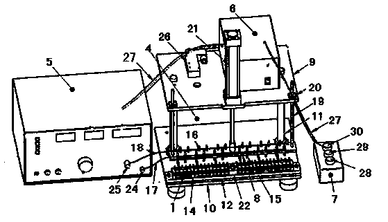 Automatic terminal voltage resistance and insulation test system and control method