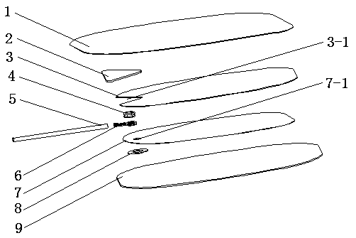 A shock/electrode pad for ECG signal acquisition or cardiac defibrillator