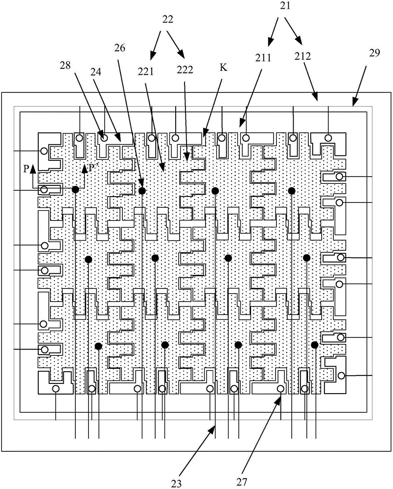 Touch screen and touch display electronic device