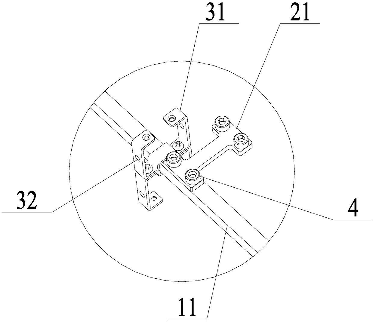 A keel type wire frame