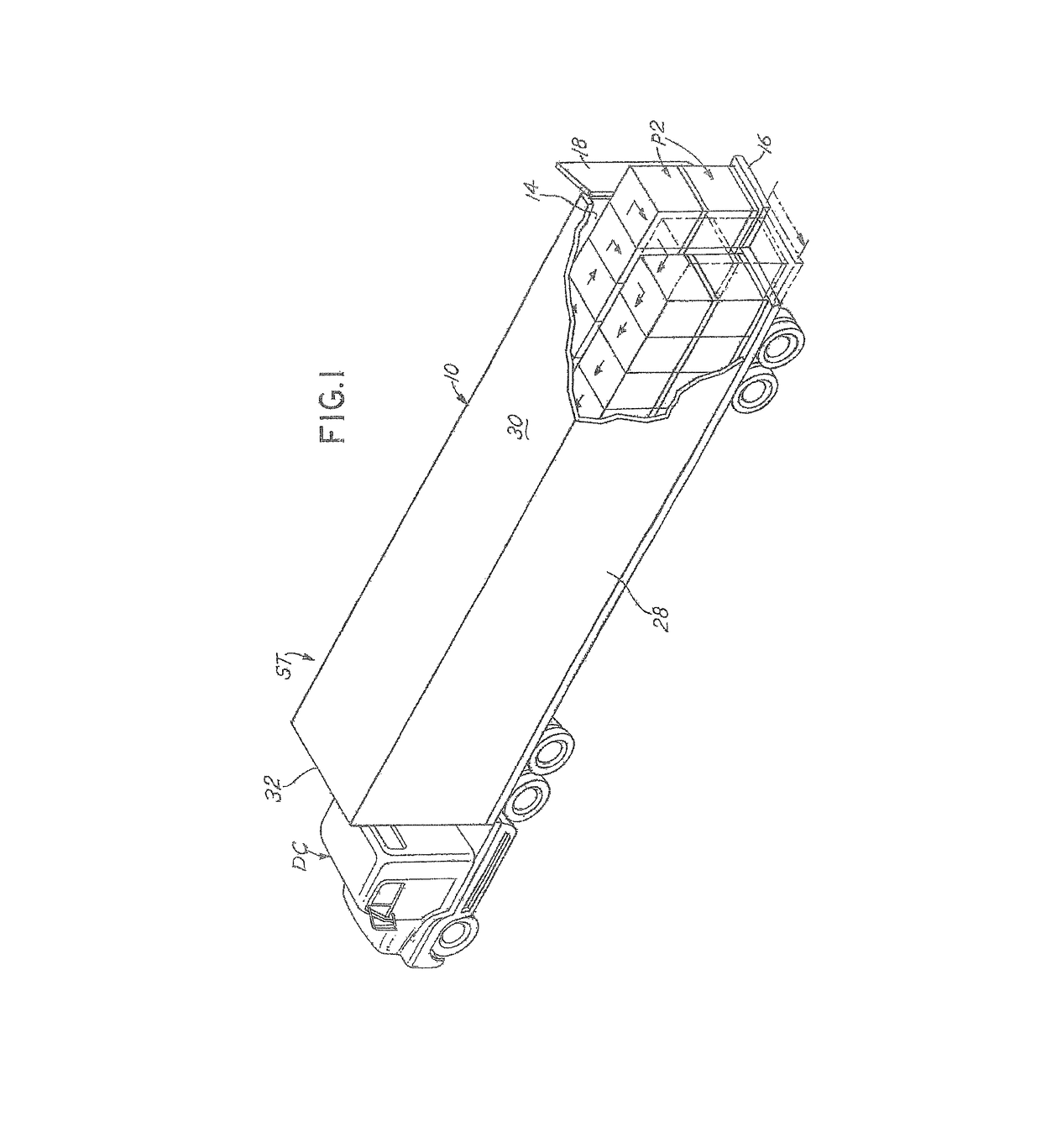 Apparatus and system for facilitating loading and unloading cargo from cargo spaces of vehicles