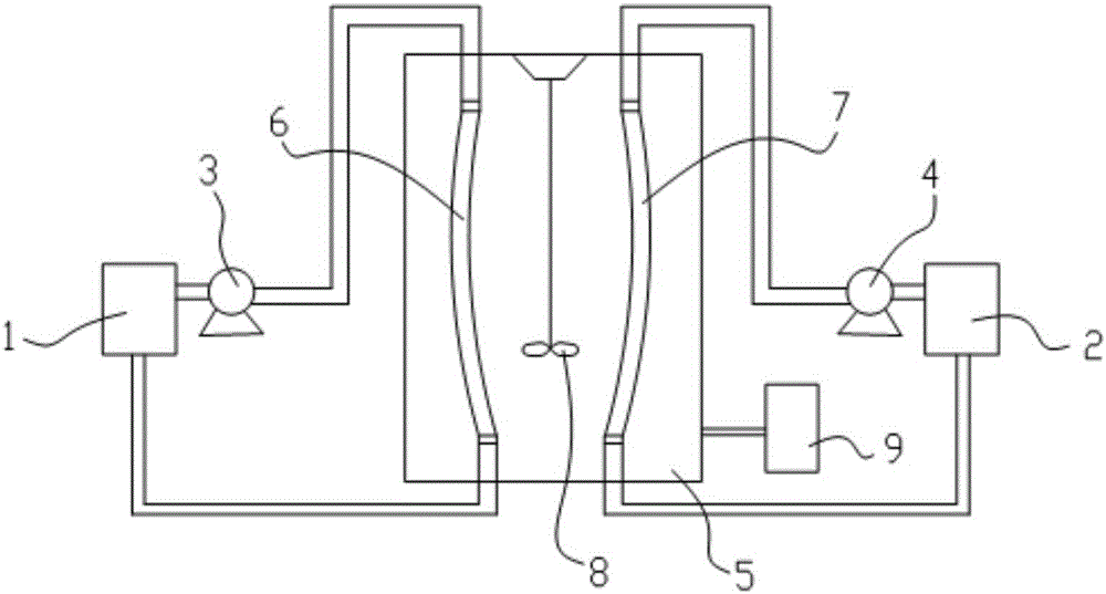 Preparing device and method for magnetic nondestructive testing material based on membrane technology