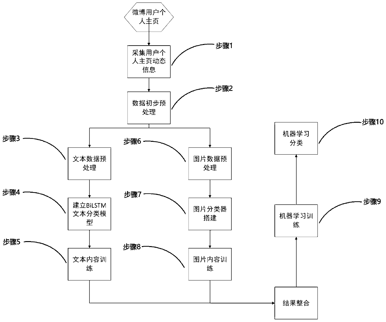 Microblog user age prediction method based on LSTM and LeNet fusion