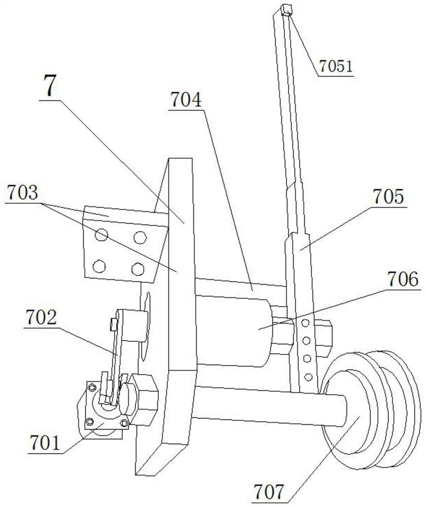 A soft magnetic strip integral automatic control linkage winding machine