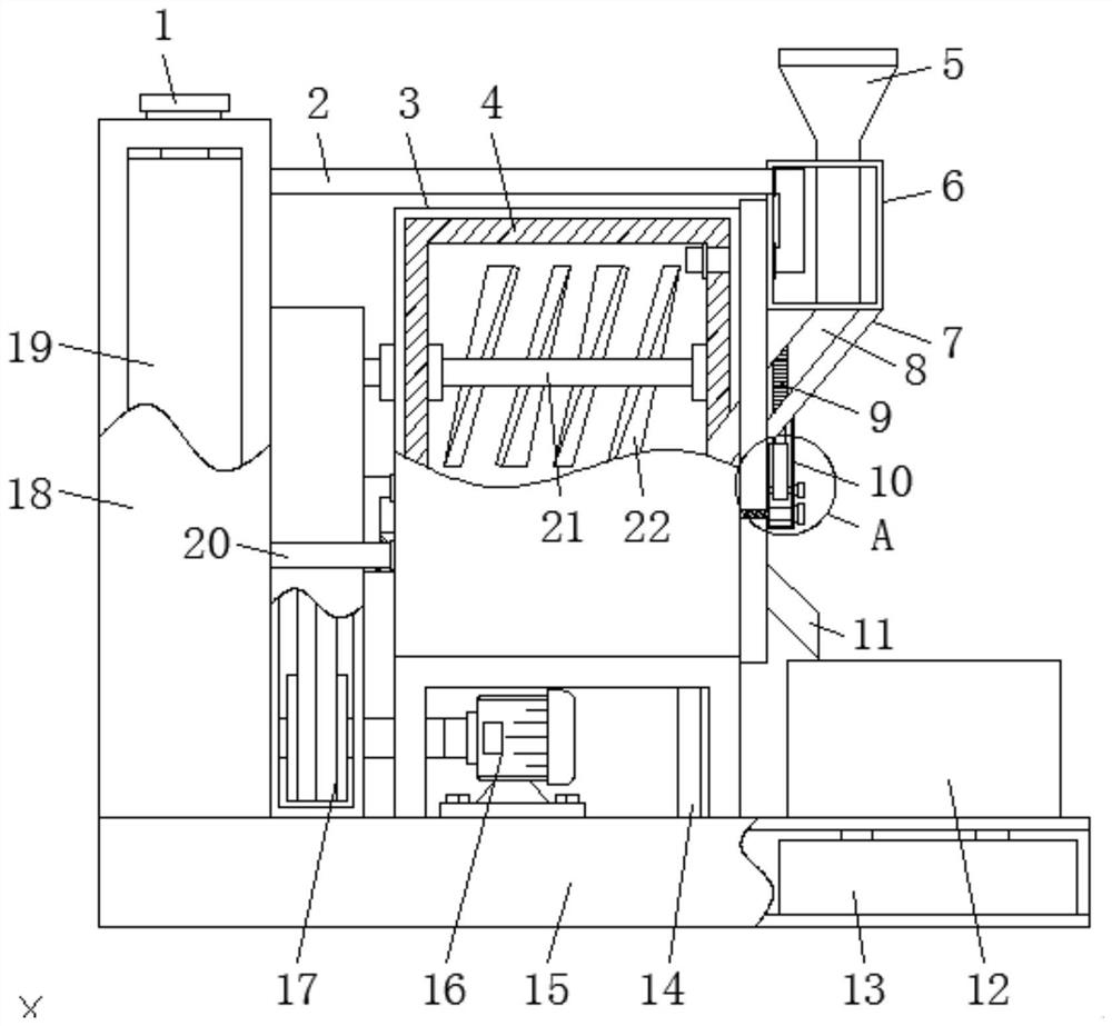 An energy-saving and high-efficiency coffee bean roaster