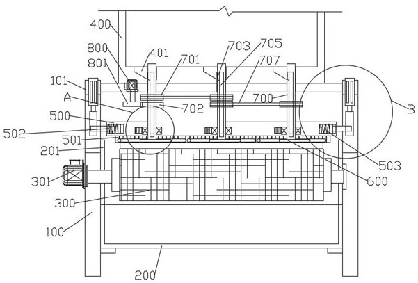 Surface powder spraying equipment for production of polyester wadding