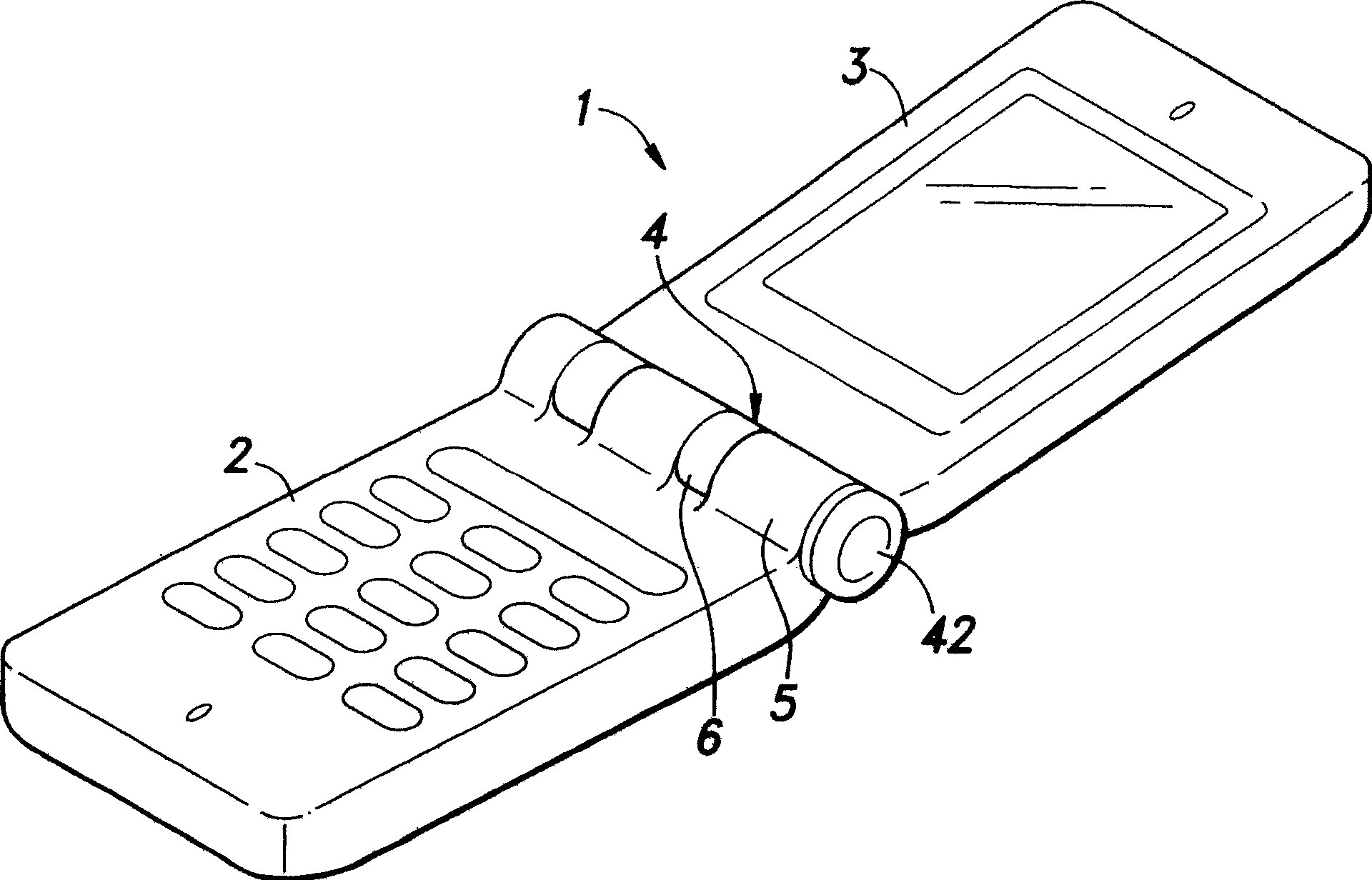 Hinge structure with rotary actuator