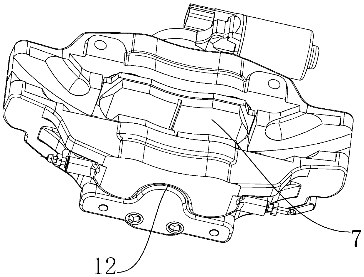 Integrated electronic parking brake