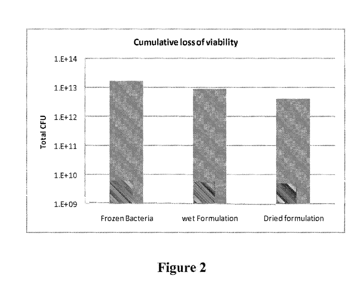 Stable dry powder composition comprising biologically active microorganisms and/or bioactive materials and methods of making