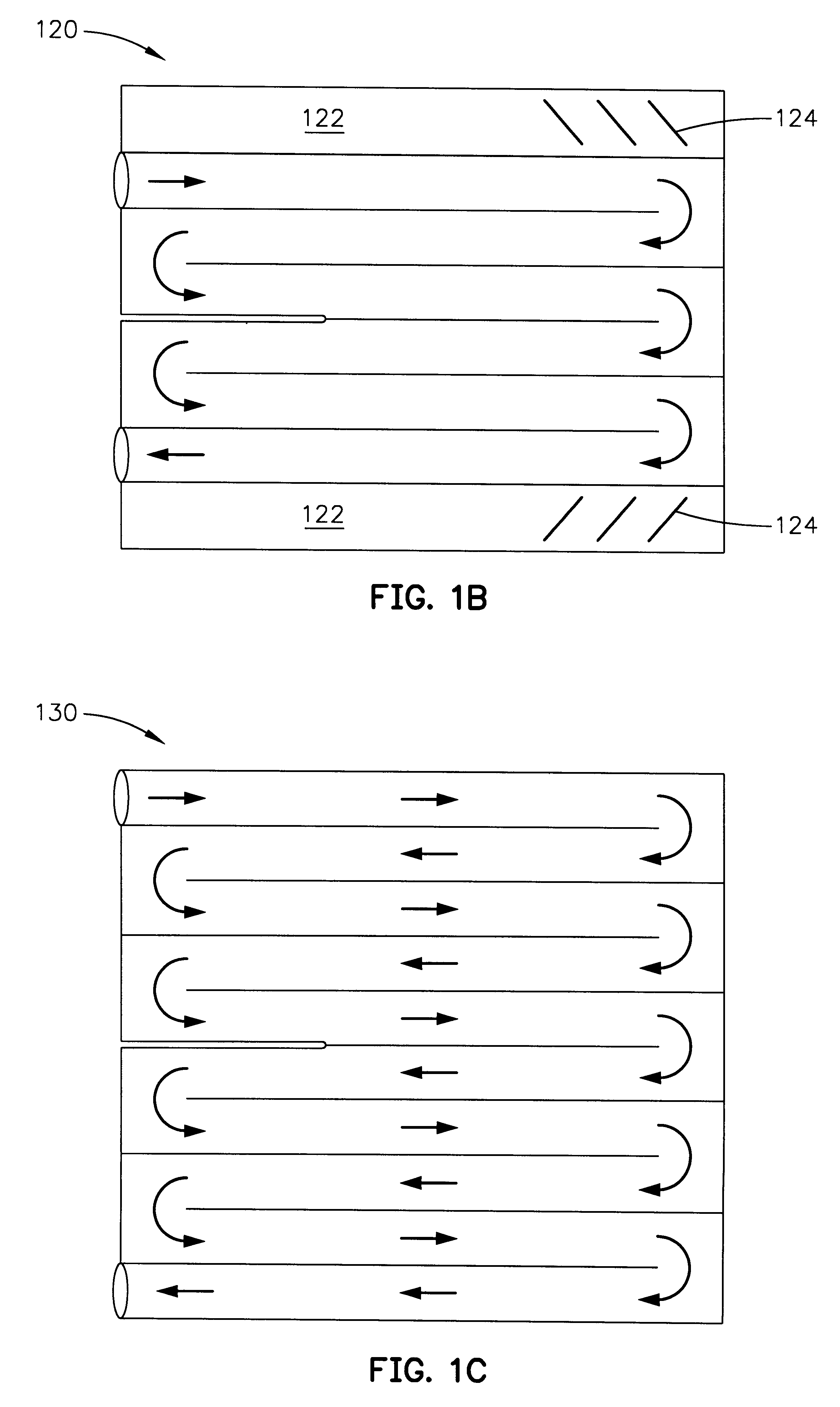 Cooling devices with high-efficiency cooling features