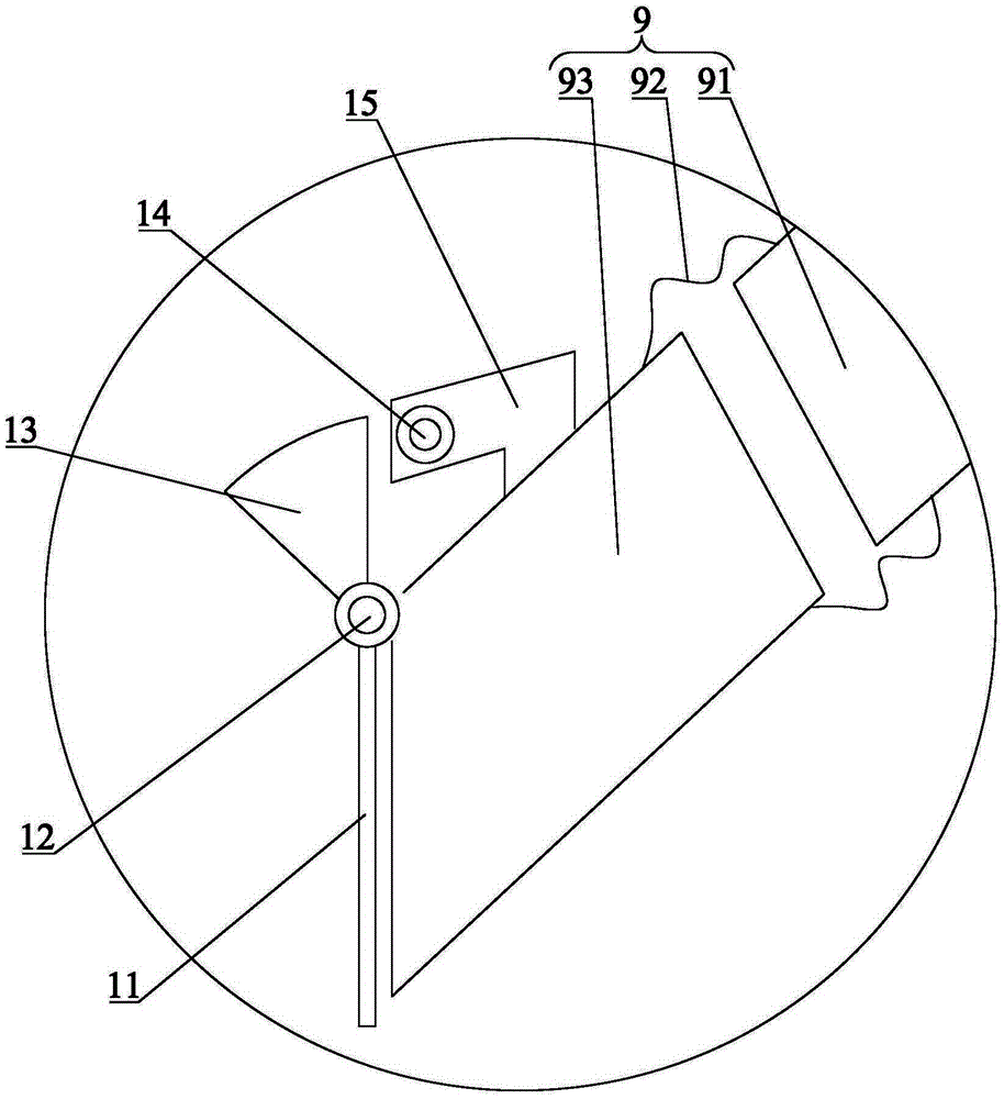 Vibrating screen and screen cloth damage detection device thereof