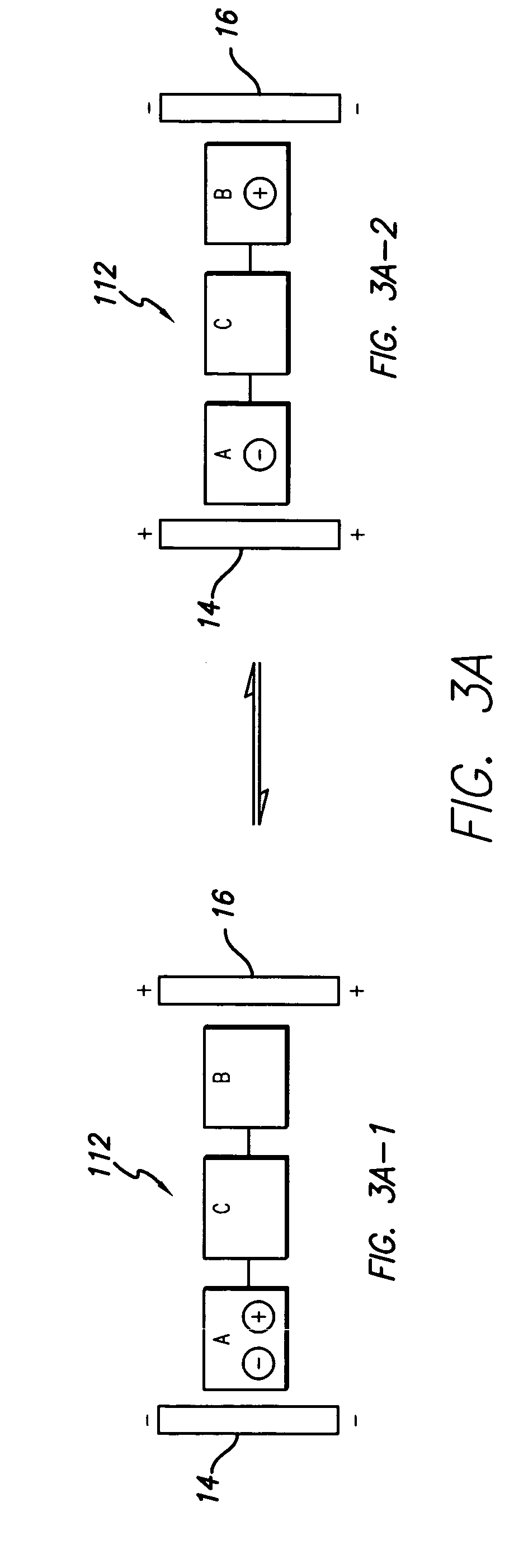 Composition of matter which results in electronic switching through intra- or inter- molecular charge transfer, or charge transfer between molecules and electrodes induced by an electrical field