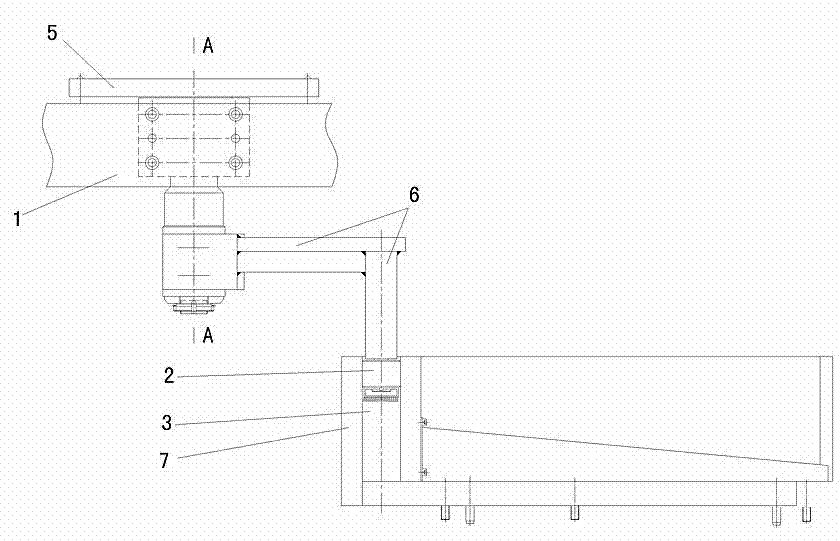 Variable-position flat turning device