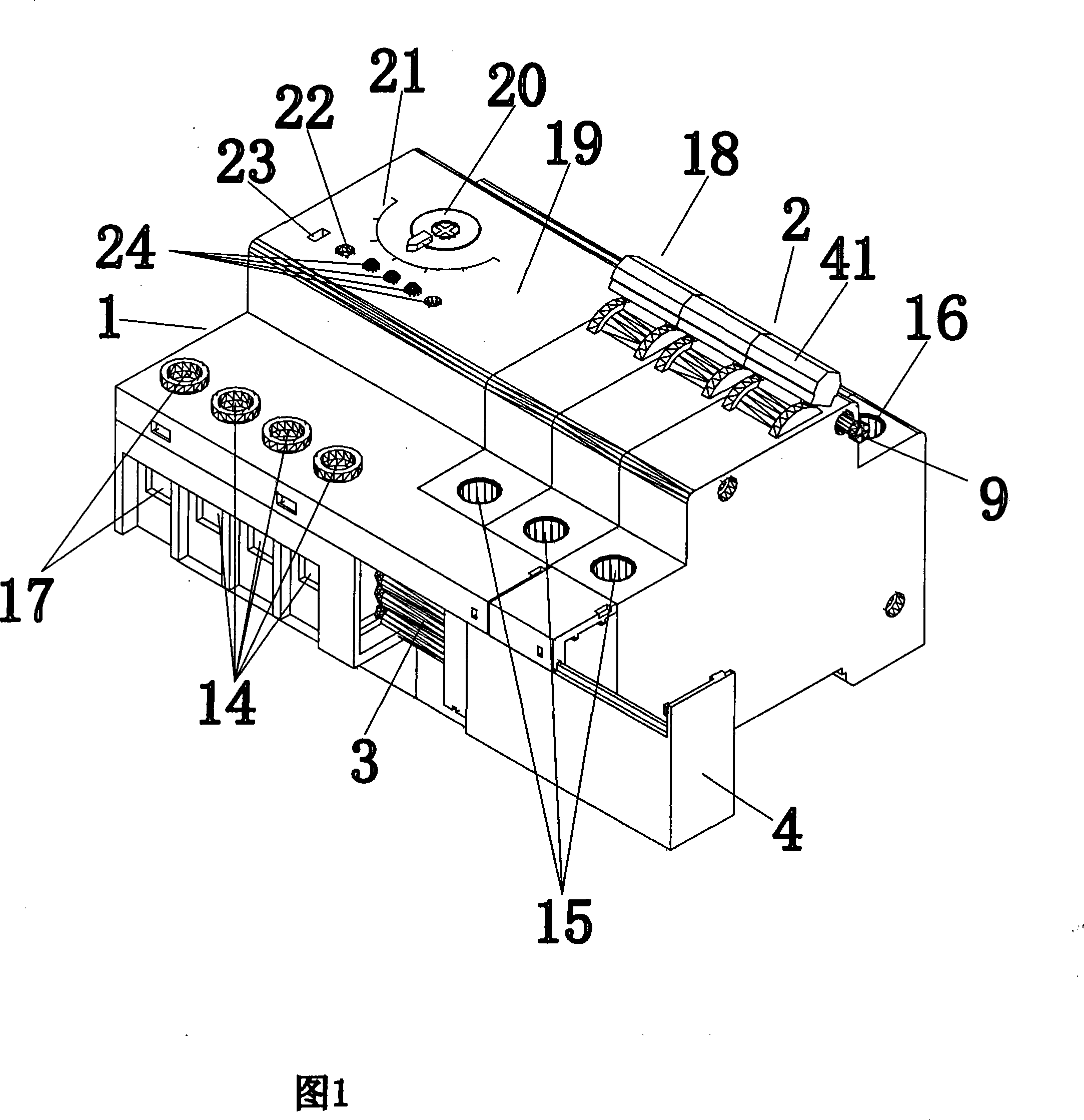 Protection breaker of electric motor