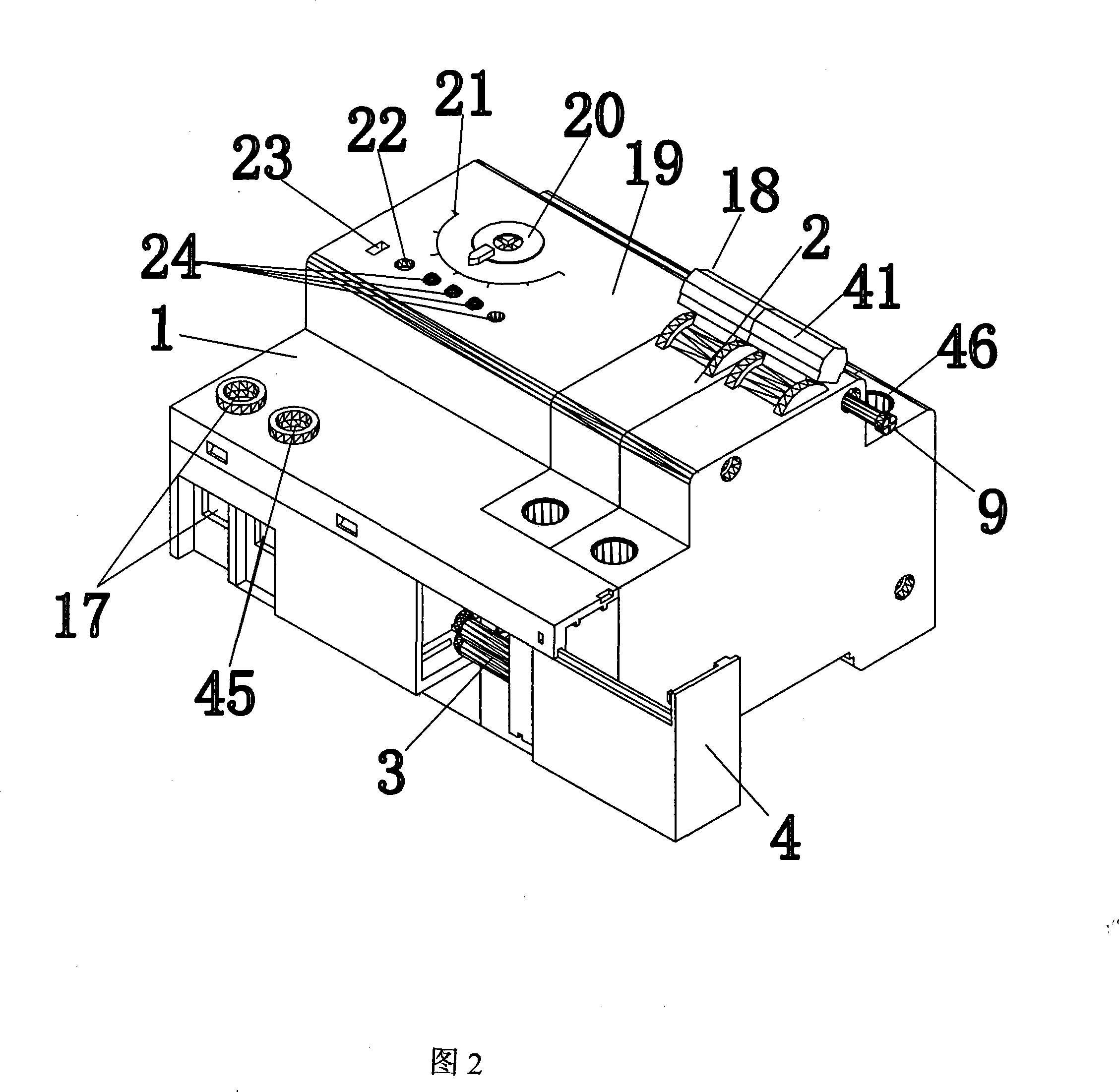 Protection breaker of electric motor