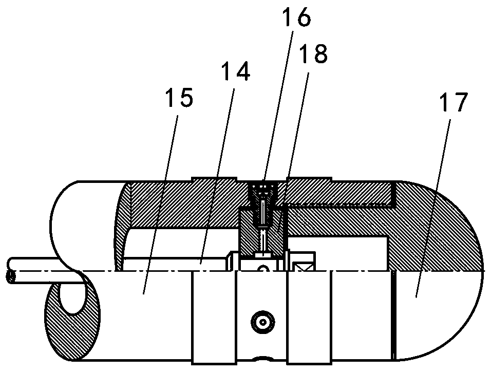 Novel piston of aircraft take-off catapult of aircraft carrier