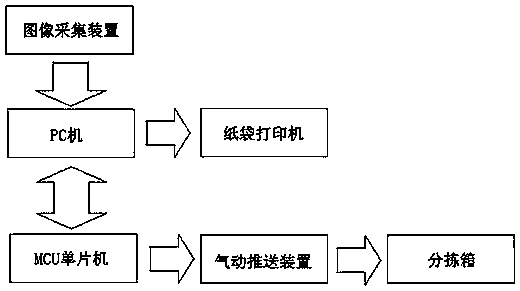 Automatic sorting device with lens detection function