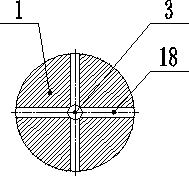 Automatic lubricating device of vertical speed reducer