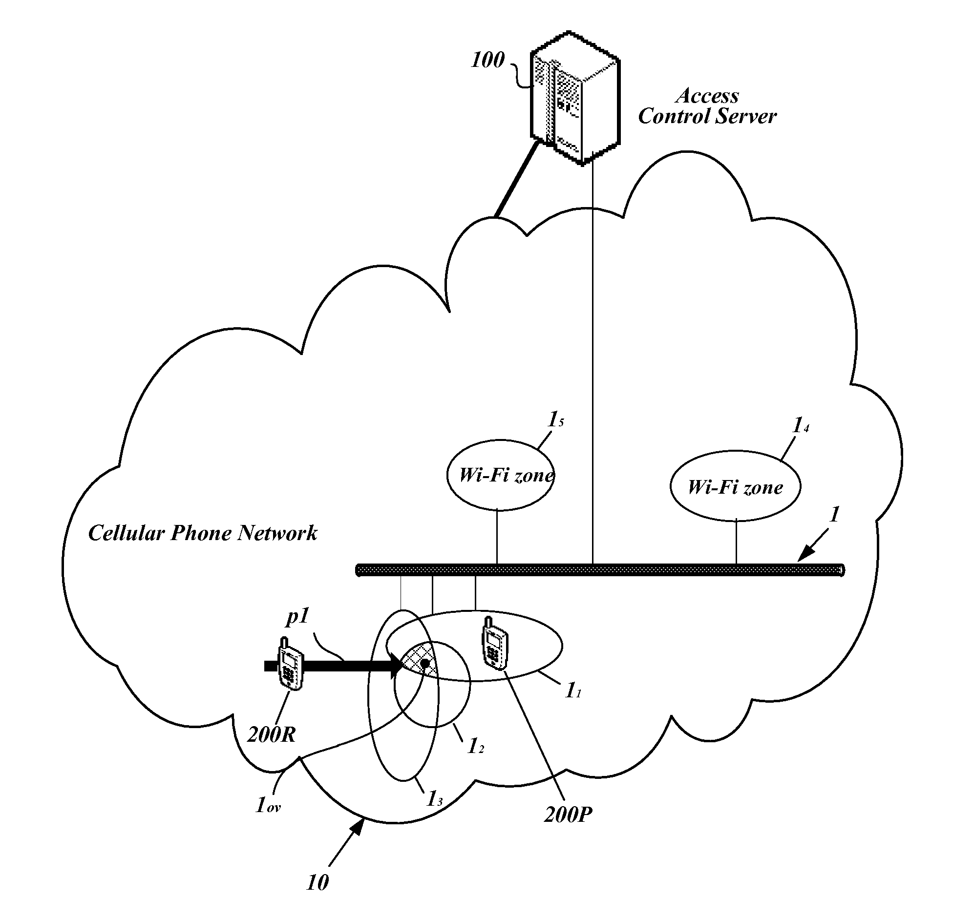 Method and apparatus for causing information related to mutual communication property between a terminal and access points of a wireless network to be used in connecting to the wireless network