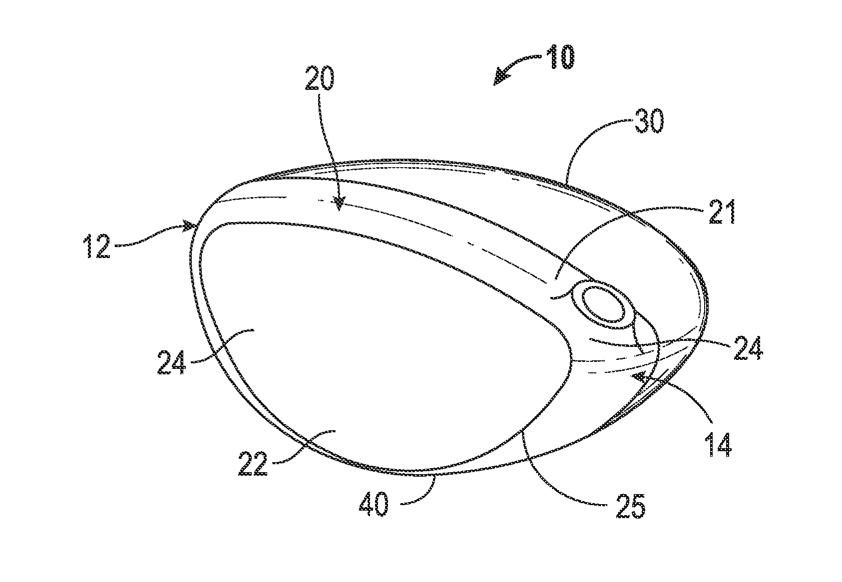 Golf club head with improved aerodynamic characteristics