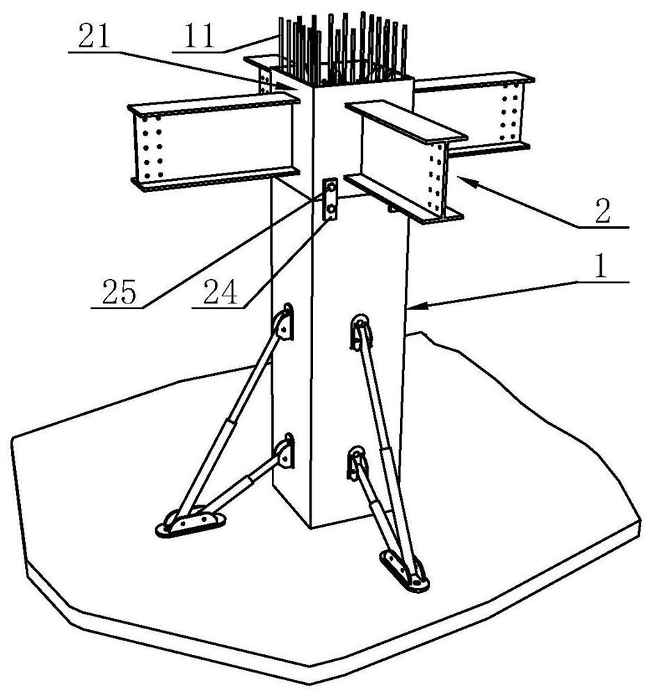 Construction method for prefabricated frame structure system