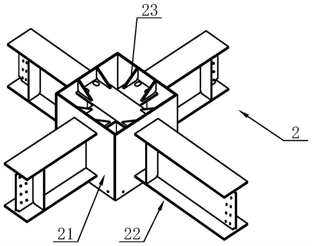 Construction method for prefabricated frame structure system