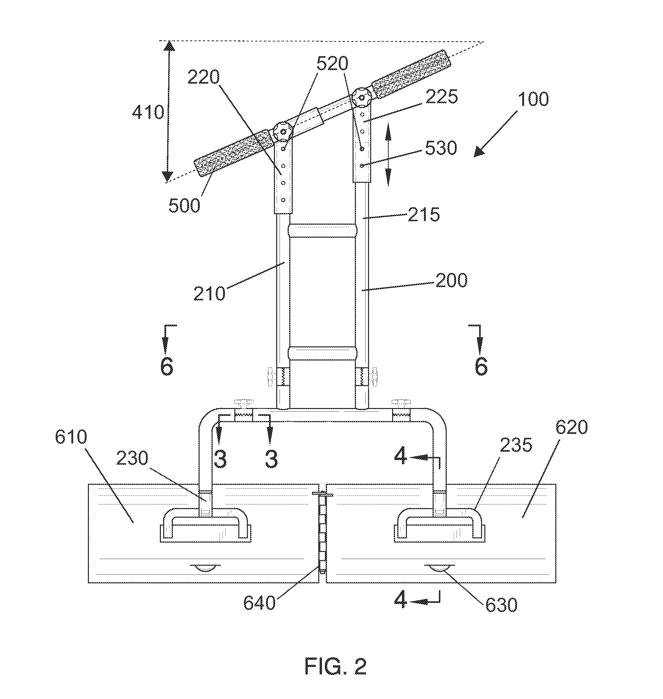 Adjustable snow removal system