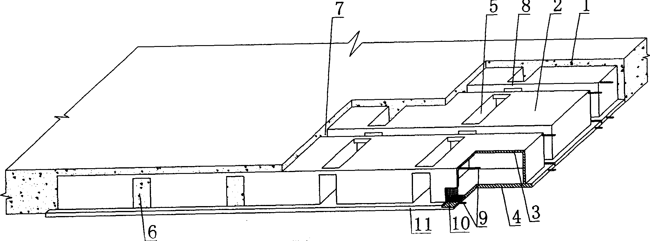 Reinforced concrete hollow slab