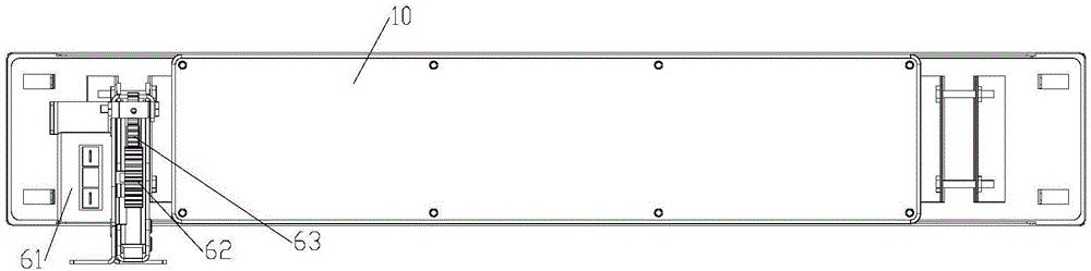 Panel component movement mechanism and microwave steaming and baking integral machine