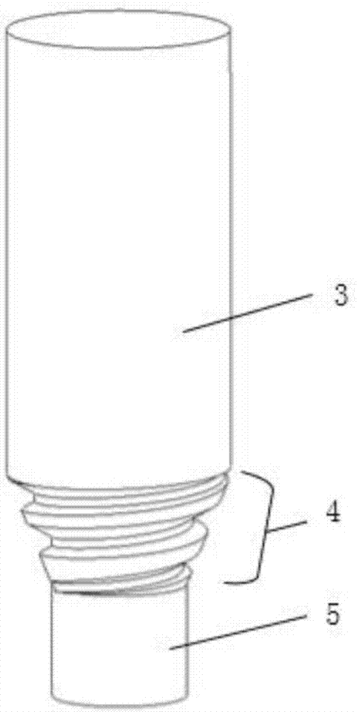 Variable cross-section rotary extrusion mold and using method thereof