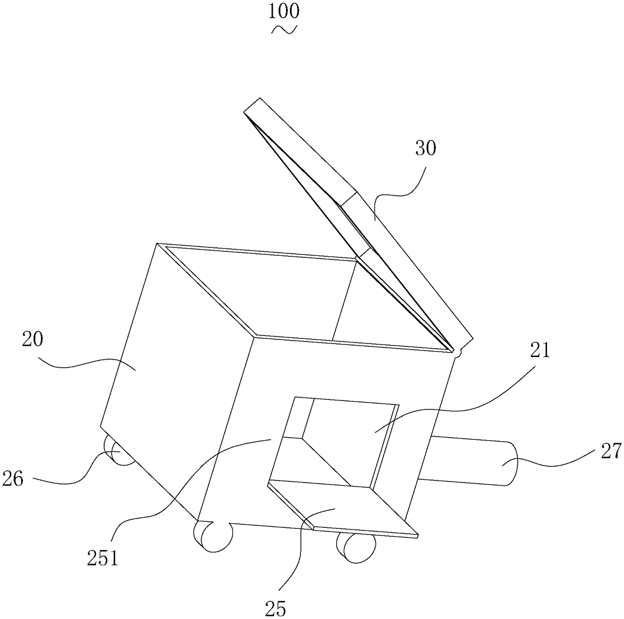 Portable medical instrument containing box