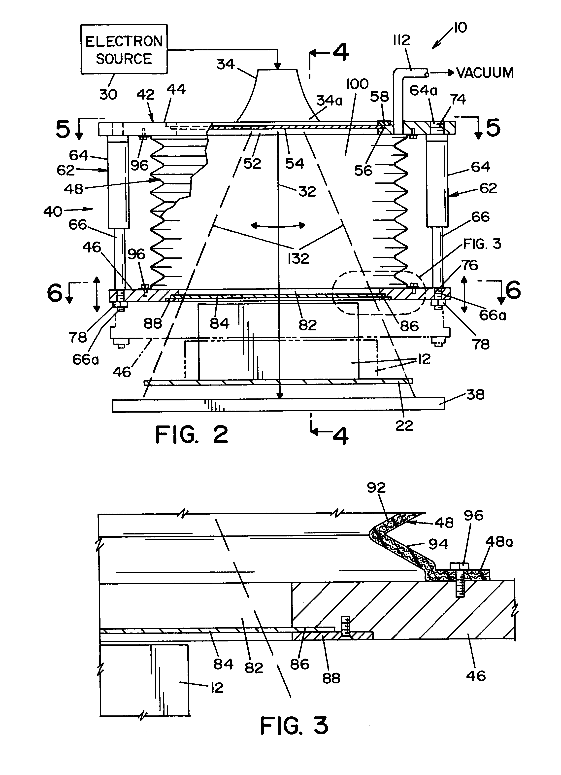 Channel for transport of electron beam from accelerator to irradiated product