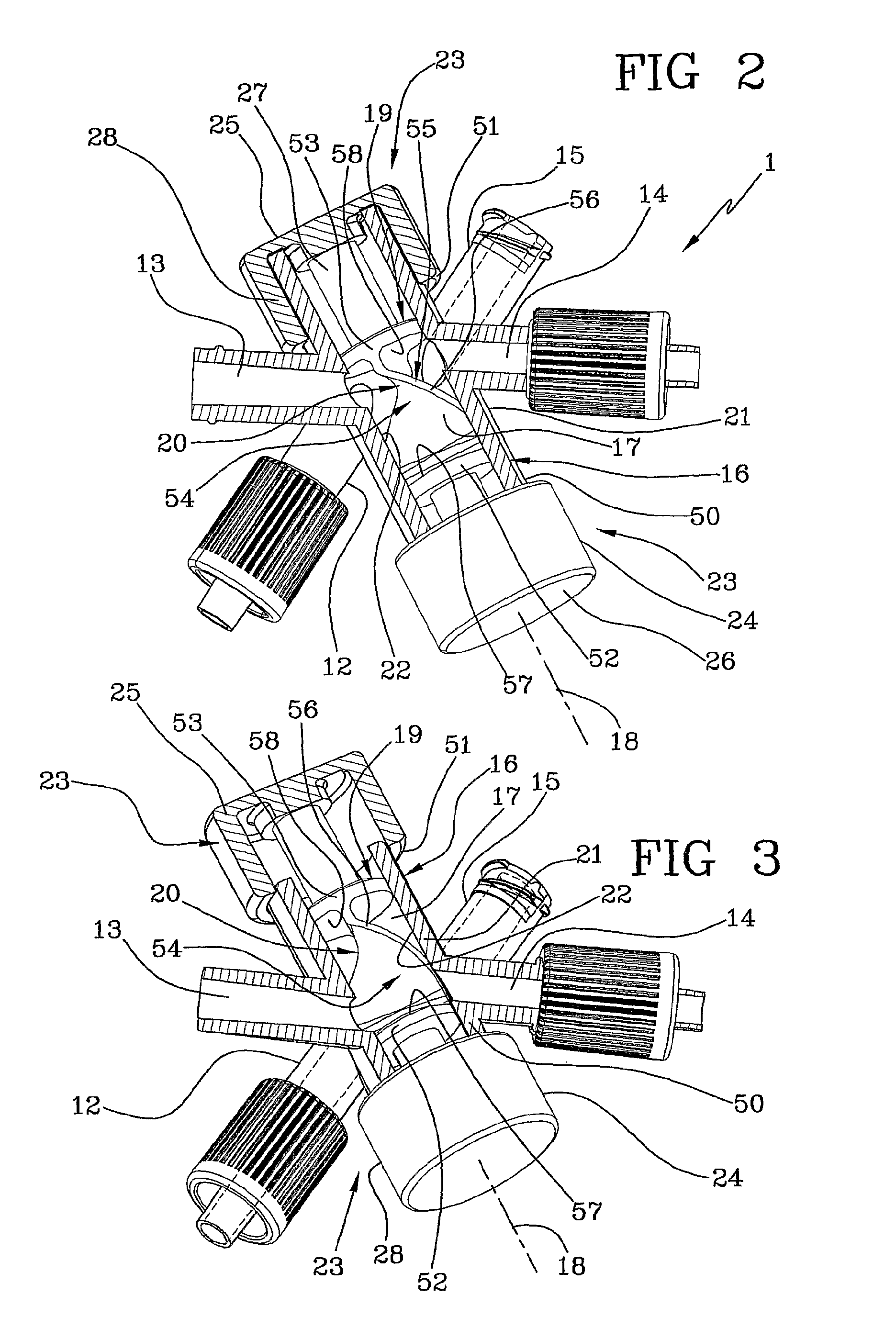 Flow reversing device and fluid treatment apparatus