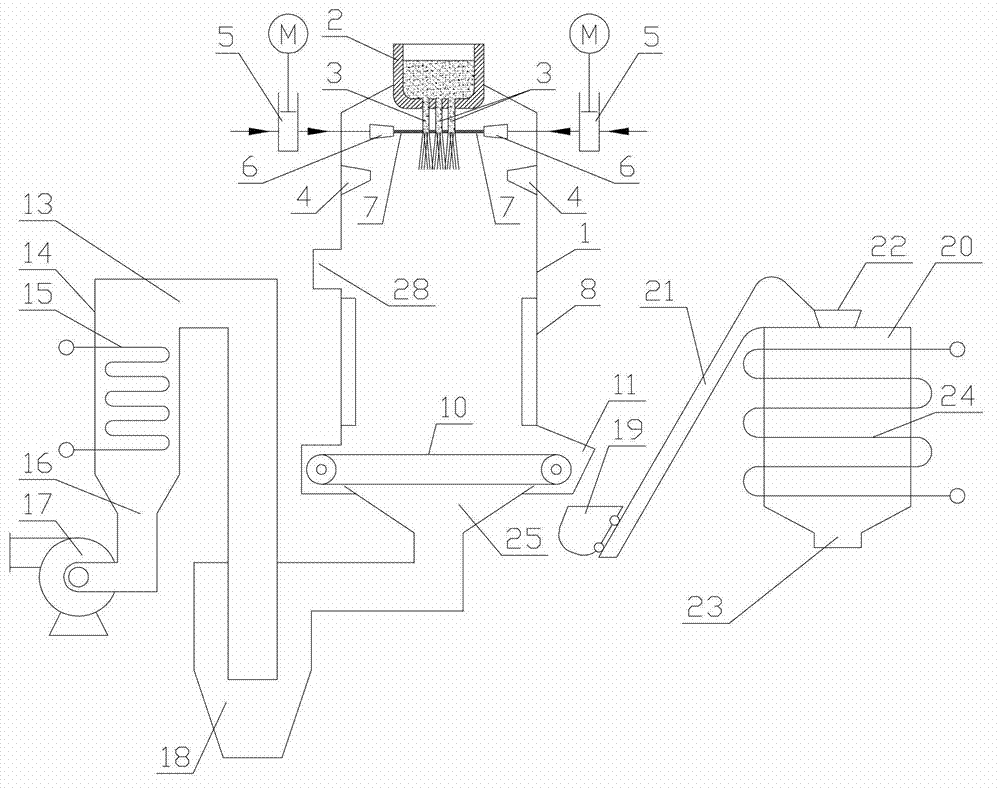 Method and system for molten slag granulation and sensible heat recovery