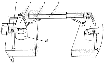 Mars probe vehicle with obstacle crossing function