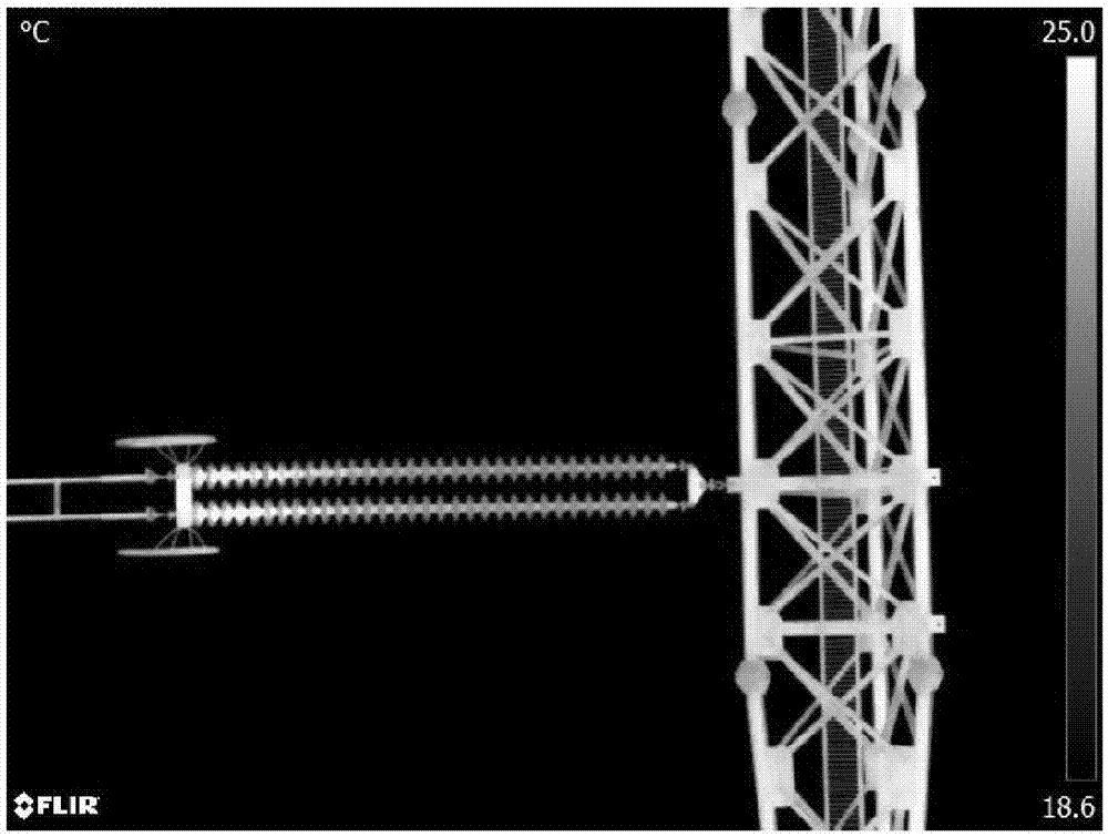 Insulator string fault detection method based on infrared image temperature distribution law and BP neural network