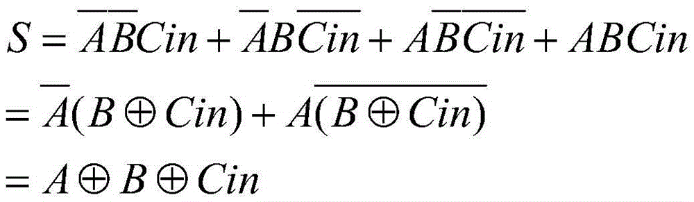 A One-bit Full Subtractor Circuit