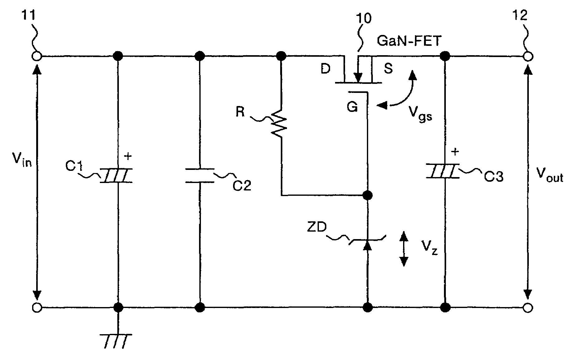 Apparatus and circuit for power supply, and apparatus for controlling large current load