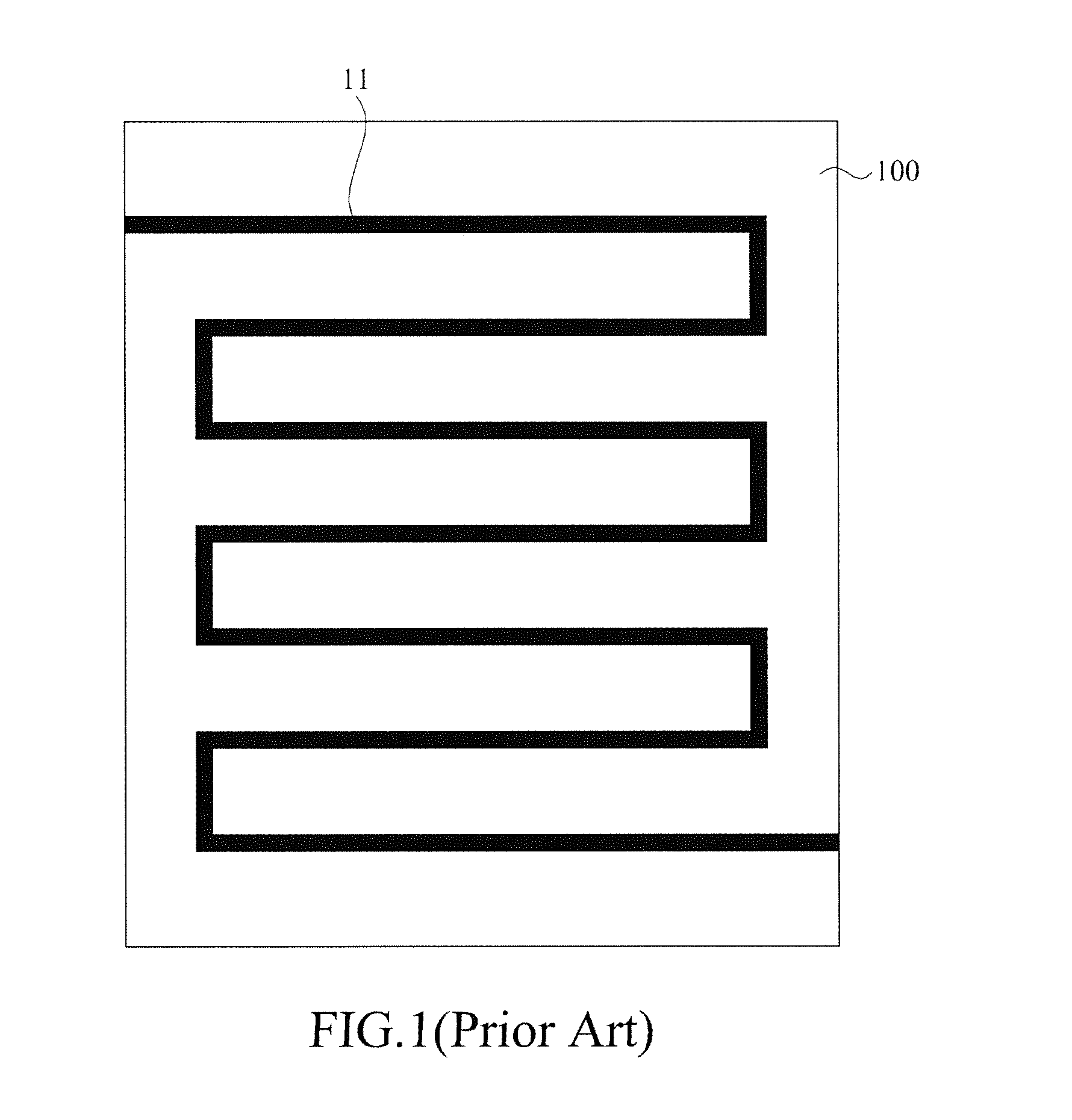 Delay line structure