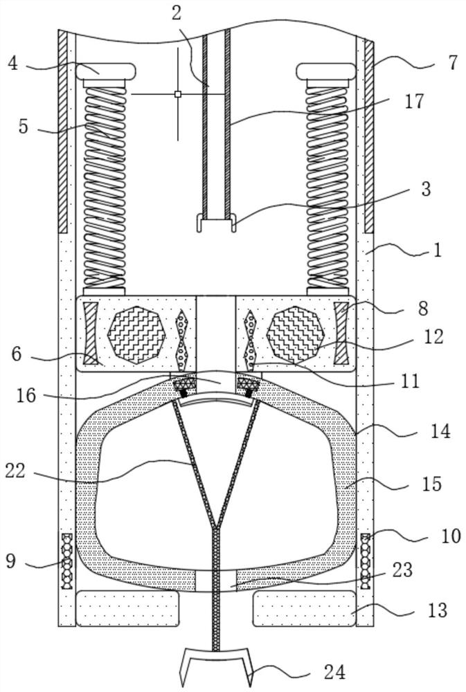 Trace feeding device for mixing paint for decorative building materials