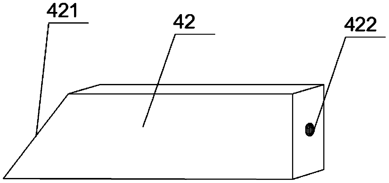 Wind tunnel aircraft model aileron angle adjusting device