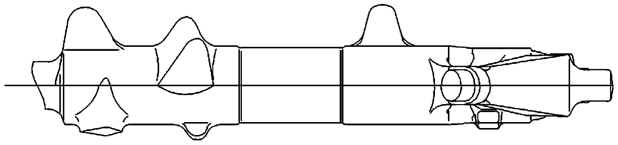 Forging method of a-100 steel die forging for aircraft landing gear and design method of pre-forging