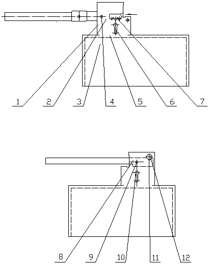 Syringe needle separation collector