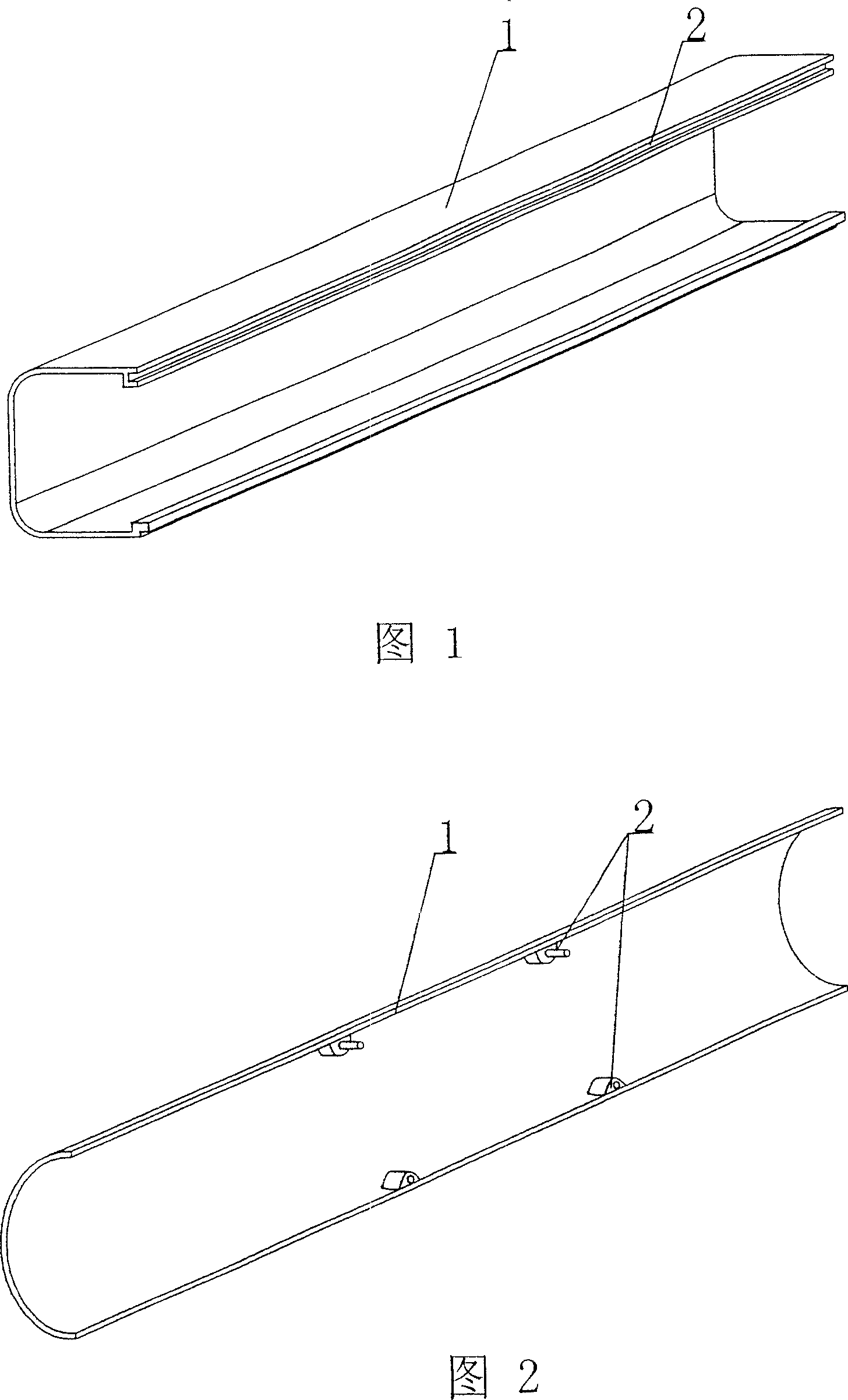 Perforating structural component for cast-in-situs reinforcing-bar concrete