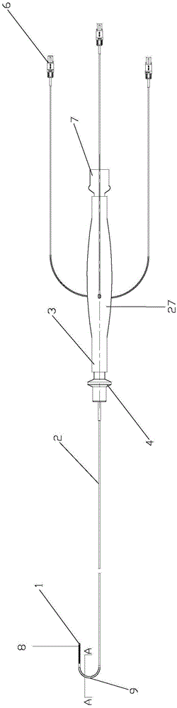 Multi-electrode basket catheter and preparation method thereof